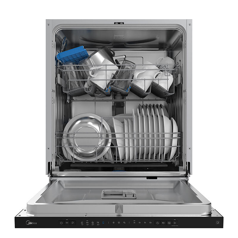 Lavavajillas Integrable Midea MDWEB1403LB-WS 14 Cubiertos 60cm Clase E Gris - Imagen 3
