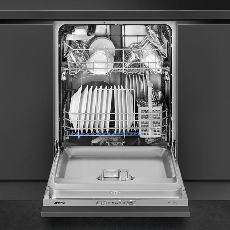 Lavavajillas Smeg E STL281DS 13 Cubiertos 60cm Clase D Negro - Imagen 3