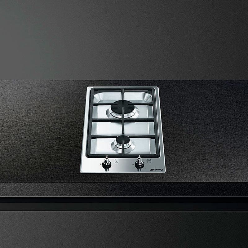 Placa de Gas Smeg E PGF32G 30cm Inox - Imagen 3