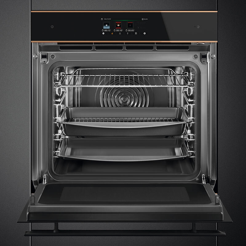 Horno Multifunción Smeg E SO6606WAPNR 68L Negro - Imagen 3