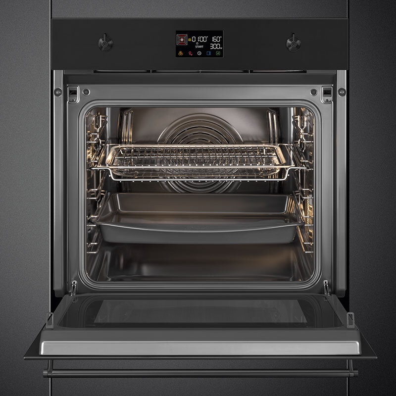 Horno Multifunción Smeg E SO6302M2N 68L Clase A Negro - Imagen 3