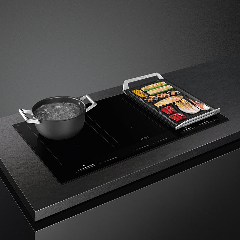Placa de Induccion Smeg E SIM1964D 6 Zonas 90cm Negro - Imagen 3