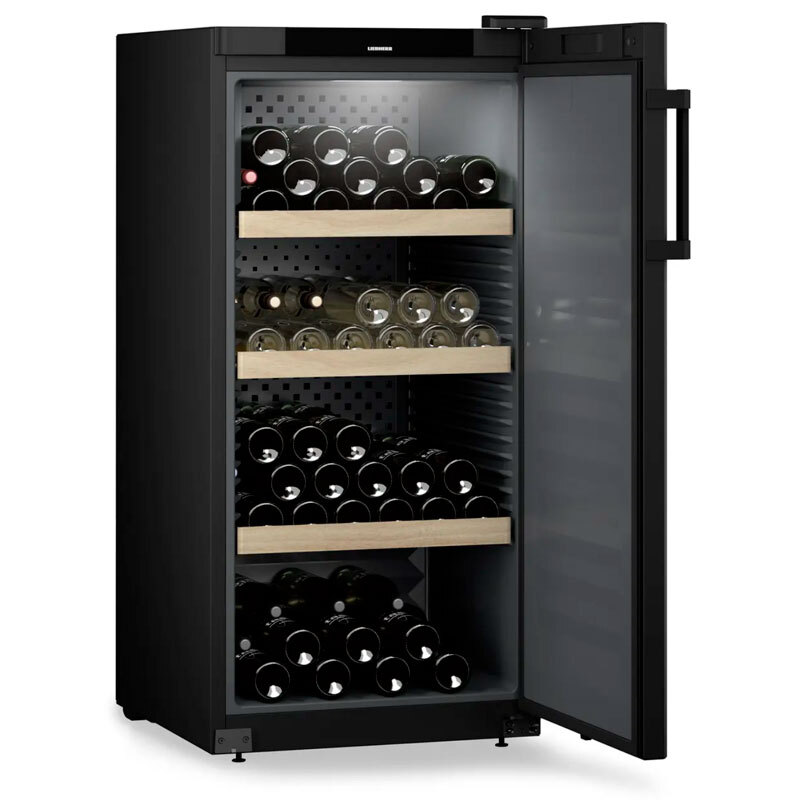 Vinoteca Liebherr WSbl 4201 001 20 141 Botellas Clase D Negro - Imagen 4