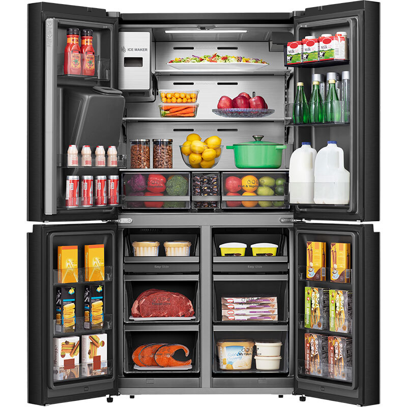 Frigorifico Americano Hisense RQ760N4IFE 180cm 570L Clase E Negro - Imagen 3