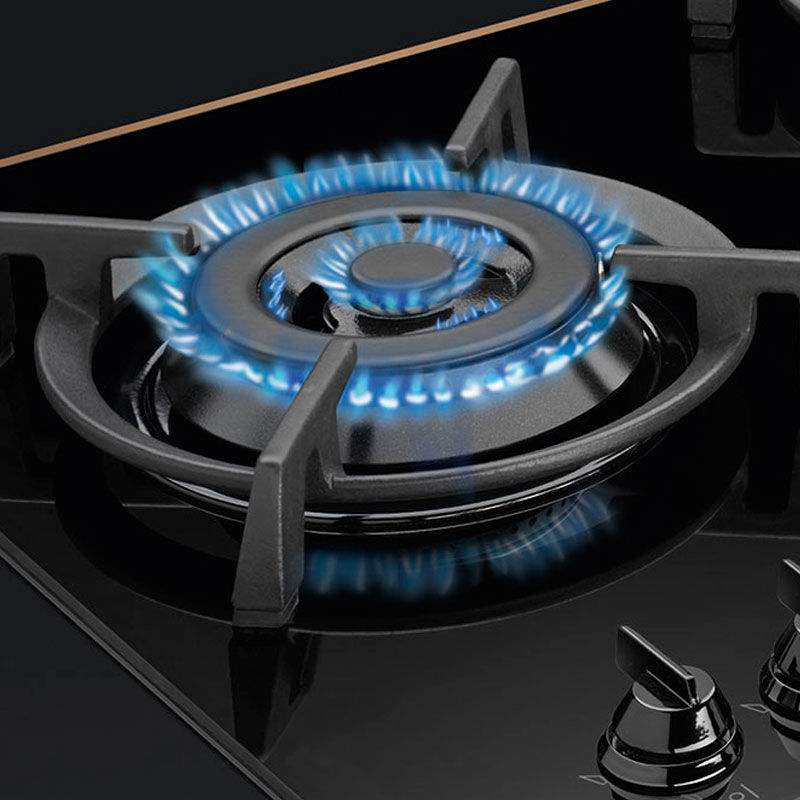 Placa de Cristal Smeg E PV695LCNR 5 Gas 90cm Negro - Imagen 4
