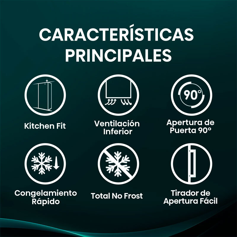 Congelador Hisense FT3K310SEWE1 185.6cm 312L Clase E Blanco - Imagen 5