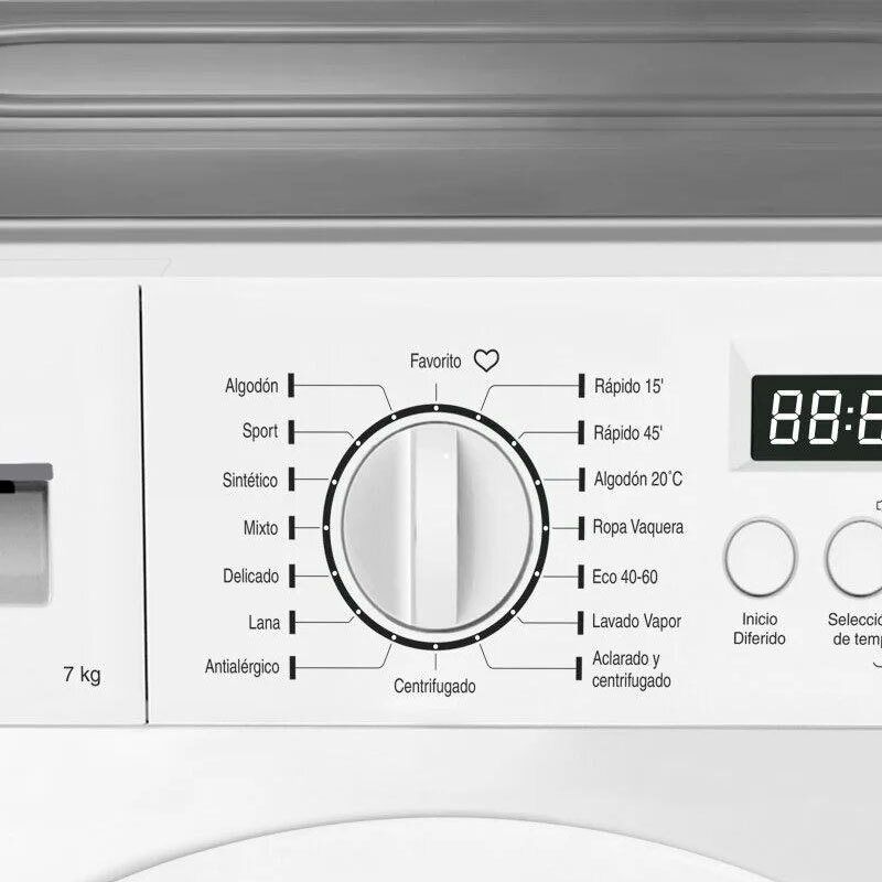 Lavadora Fagor 3FE-7514IT 7Kg Clase A Blanco - Imagen 5