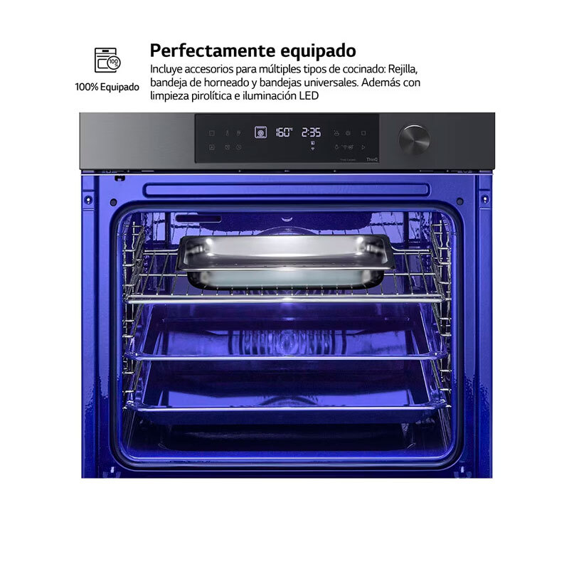 Horno Multifunción LG WSED7612B 76L Clase A+ Negro - Imagen 5