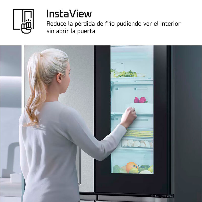 Frigorífico Americano LG GMG861MBAE 178.7cm 508L Clase E Inox - Imagen 6