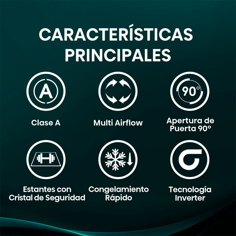 Frigorífico Combi Hisense RB3N300NECA 187cm 304L Clase A Inox - Imagen 6