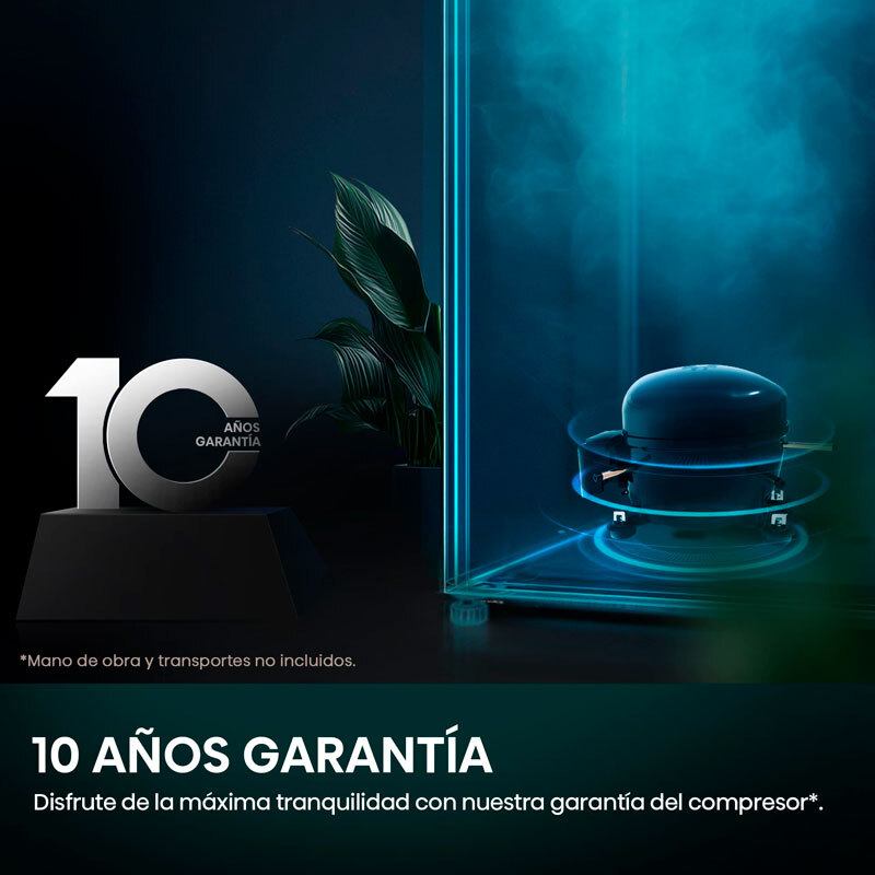 Congelador Hisense FT3K310SAIE1 185.6cm 312L Clase E Inox - Imagen 6