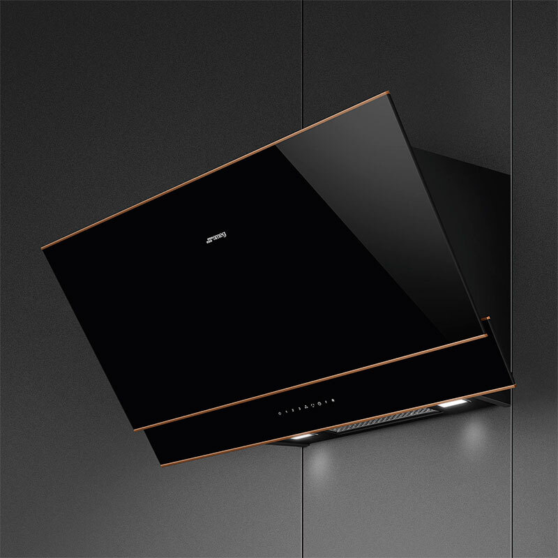 Campana Smeg E KV694R Clase A+ Negro 90cm - Imagen 6