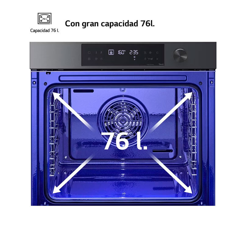 Horno Multifunción LG WSED7612B 76L Clase A+ Negro - Imagen 6