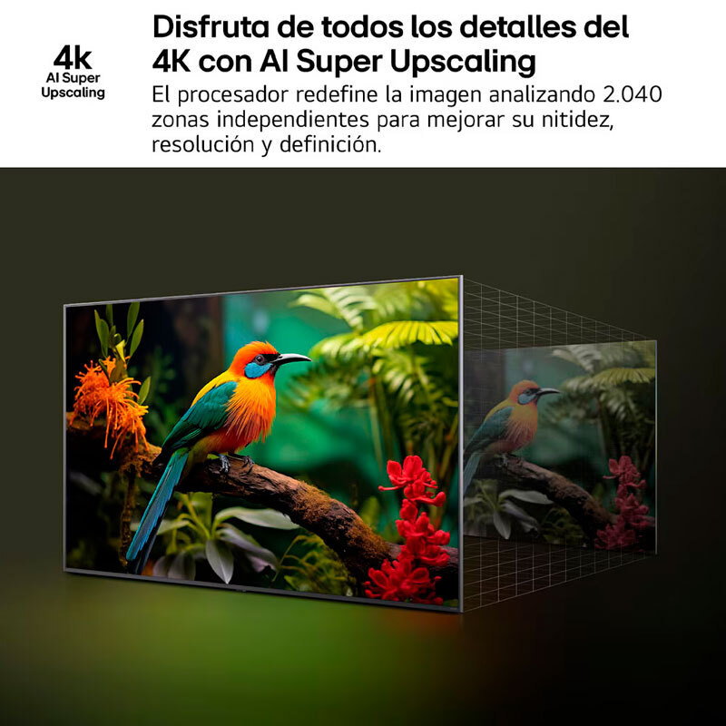 TV 65'' LG 65QNED84A6C QNED 4K 164cm Clase G - Imagen 6