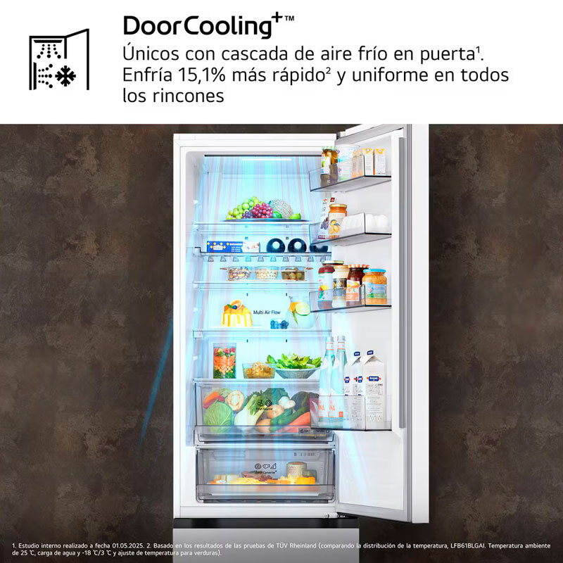 Frigorífico Combi LG GBBS322CSW 203cm 375L Clase C Blanco - Imagen 8