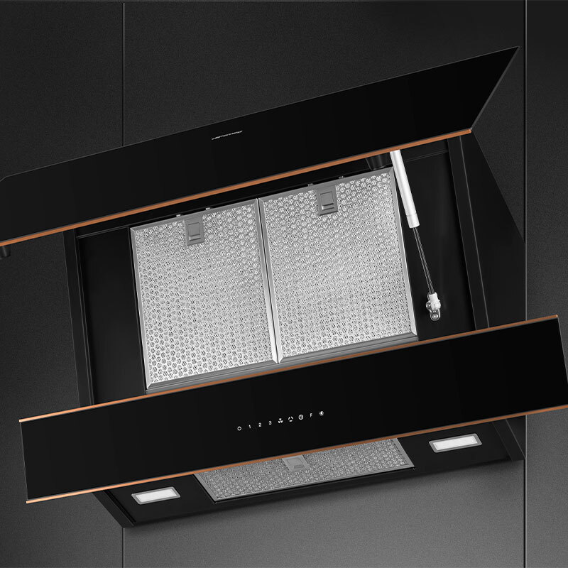 Campana Smeg E KV694R Clase A+ Negro 90cm - Imagen 8