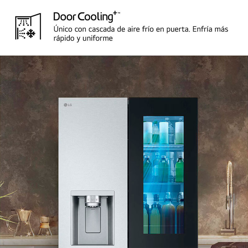 Frigorífico Americano LG GMG861MBAE 178.7cm 508L Clase E Inox - Imagen 9