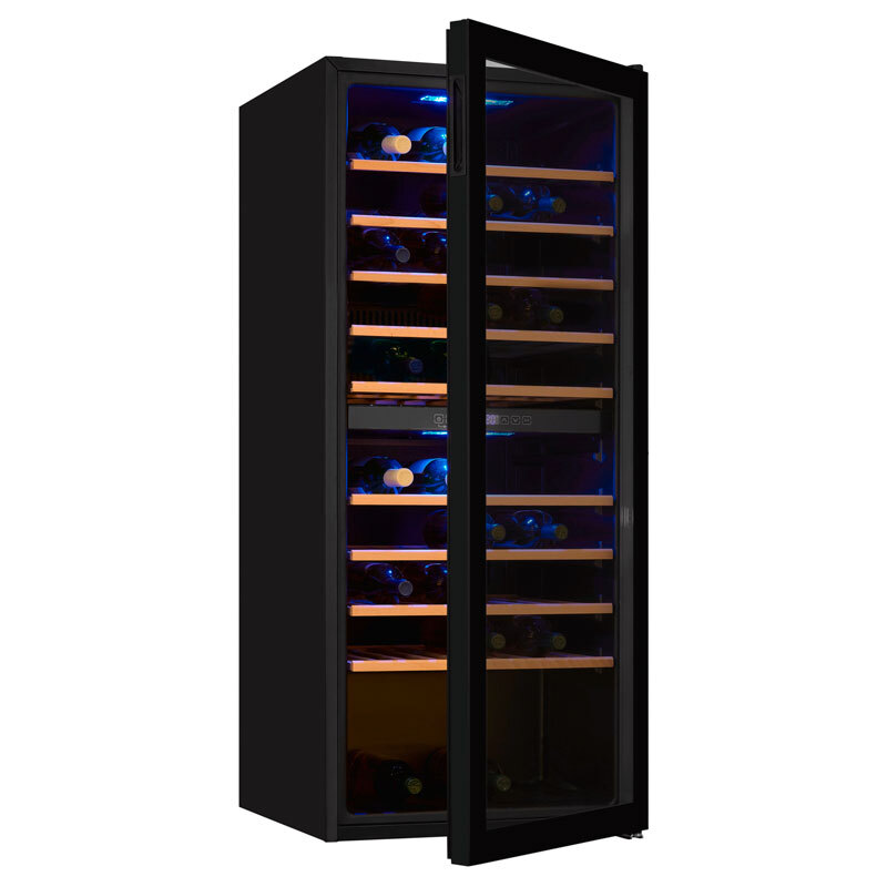 Vinoteca Exquisit WS2-114GTE-160G 90 Botellas Clase G Negro - Imagen 8
