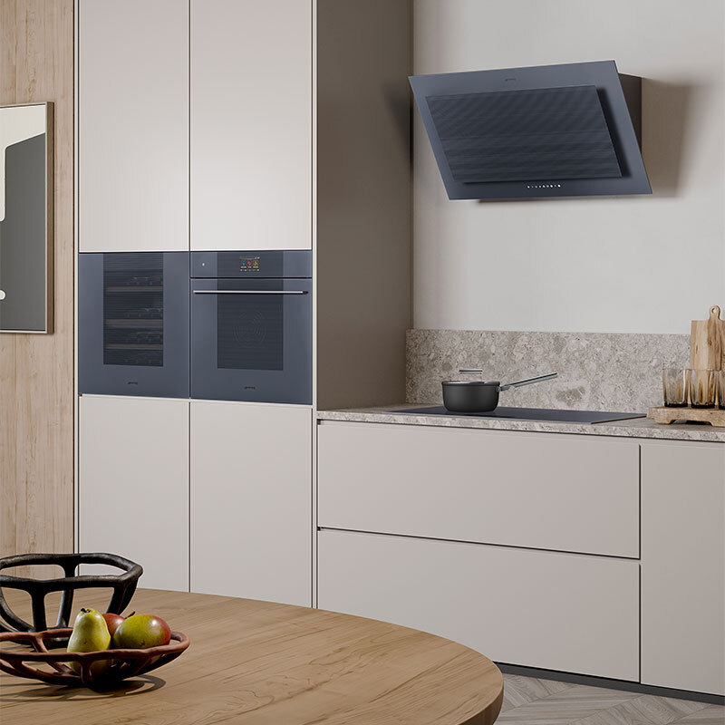 Campana Smeg E KV194G Clase A+ Gris 90cm - Imagen 9