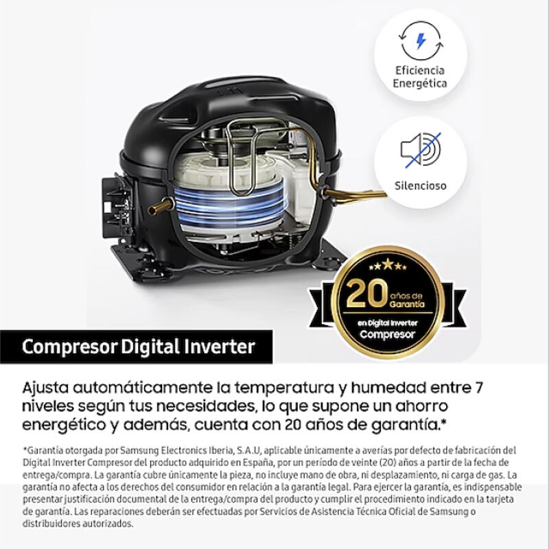 Frigorífico Americano Samsung RF65DG960ESREF 183cm 646L Clase E Inox - Imagen 10