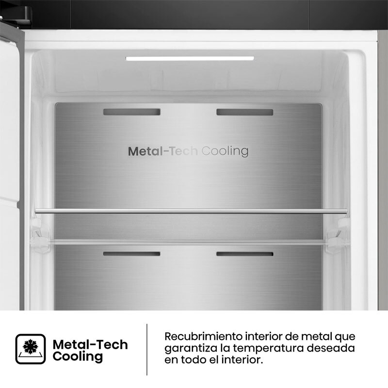 Congelador Hisense FT3K310SAIE1 185.6cm 312L Clase E Inox - Imagen 10