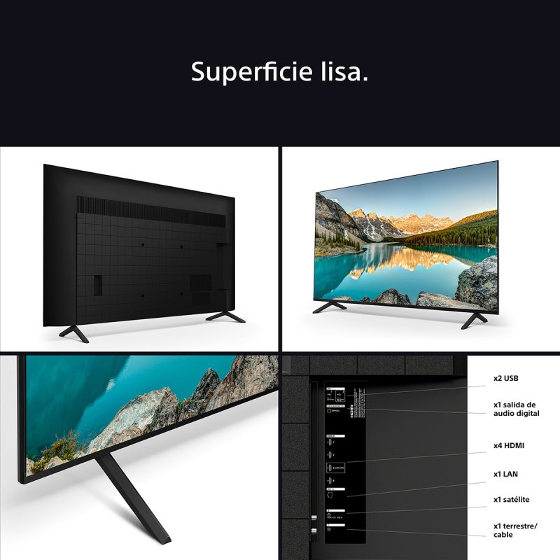 TV 55'' Sony K-55S3 4K Ultra HD Android TV Clase F - Imagen 2