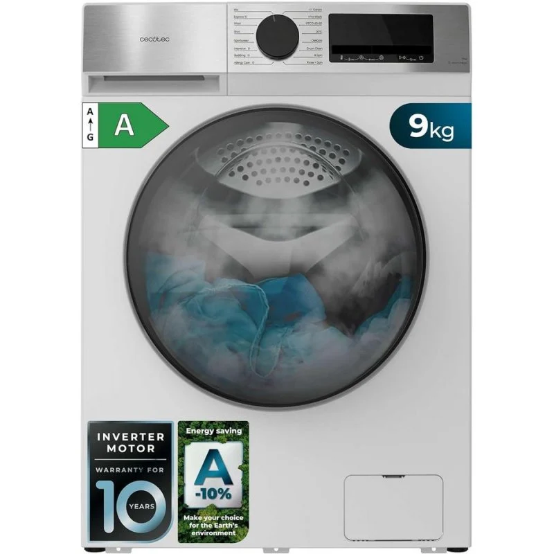 Lavadora Cecotec Bolero DressCode 9450 Inverter 9Kg Clase A-10% Blanco