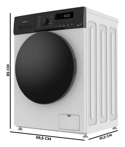 Lavadora Cecotec Bolero DressCode 9155 Inverter 9Kg Clase A-30% Blanco - Imagen 3