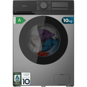 Lavadora Cecotec Bolero DressCode 10450 Inverter Steel 10Kg Clase A-10% Inox