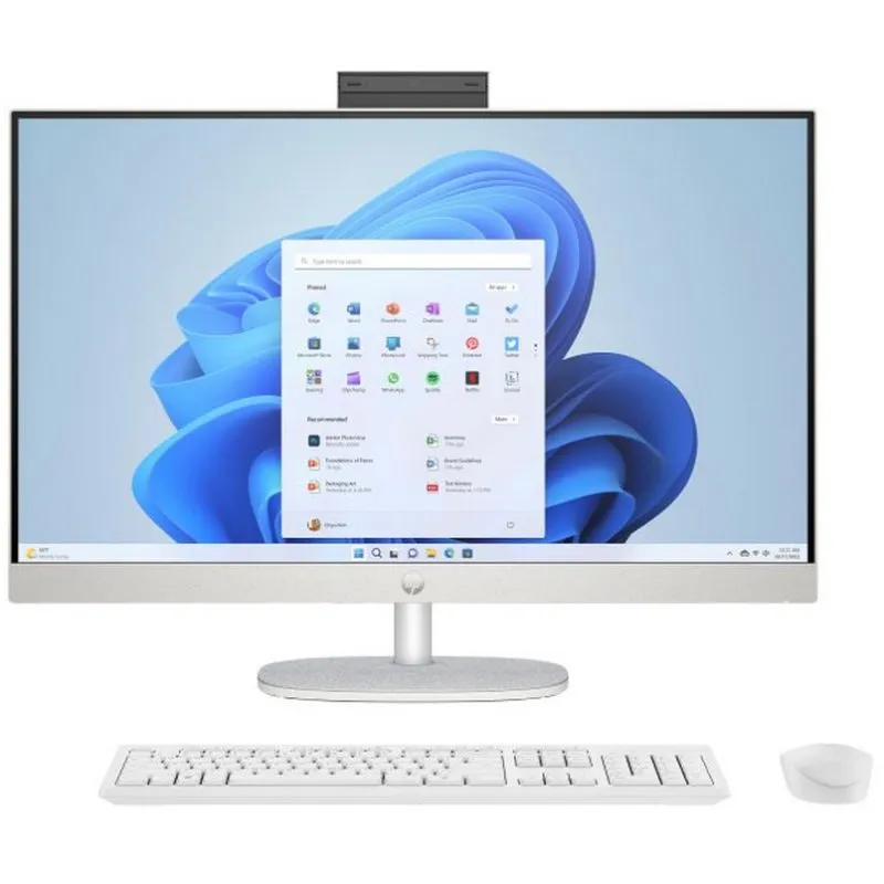Ordenador HP 27-cr0080ns Intel Core i5-1335U 16GB 1TB SSD 27" Táctil FHD Blanco