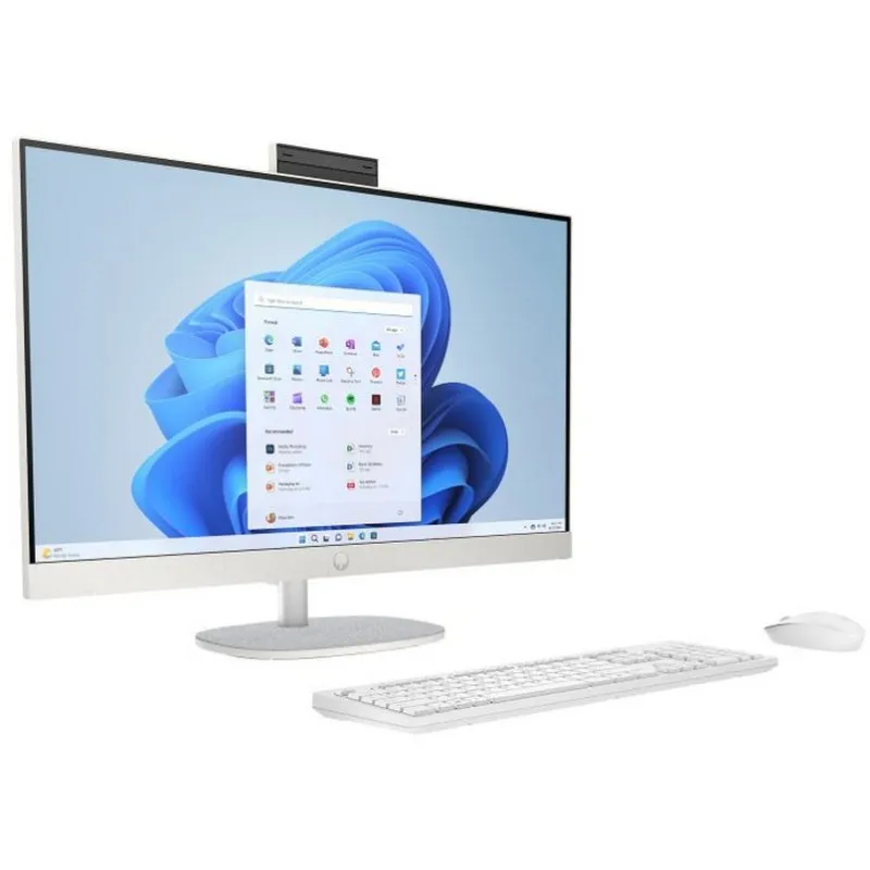 Ordenador HP 27-cr0080ns Intel Core i5-1335U 16GB 1TB SSD 27" Táctil FHD Blanco - Imagen 2