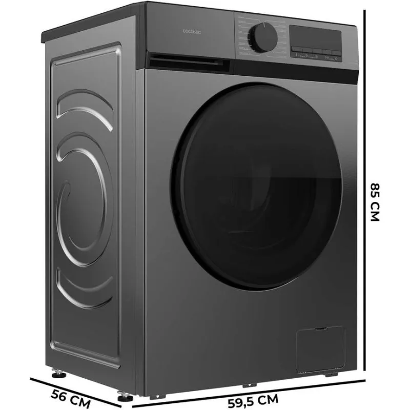 Lavadora Cecotec Bolero DressCode 9450 Inverter Steel 9Kg Clase A-10% Gris Oscuro - Imagen 2