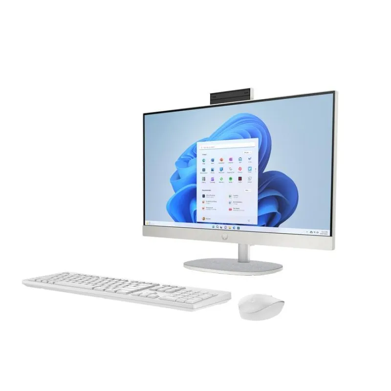 Ordenador HP 24-cr0122ns Intel Core i5 16GB 1TB SSD Iris Xe 23.8" Blanco - Imagen 2