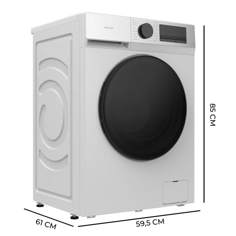 Lavadora Cecotec Bolero DressCode 10450 Inverter Plus 10Kg Clase A-10% Blanco - Imagen 3