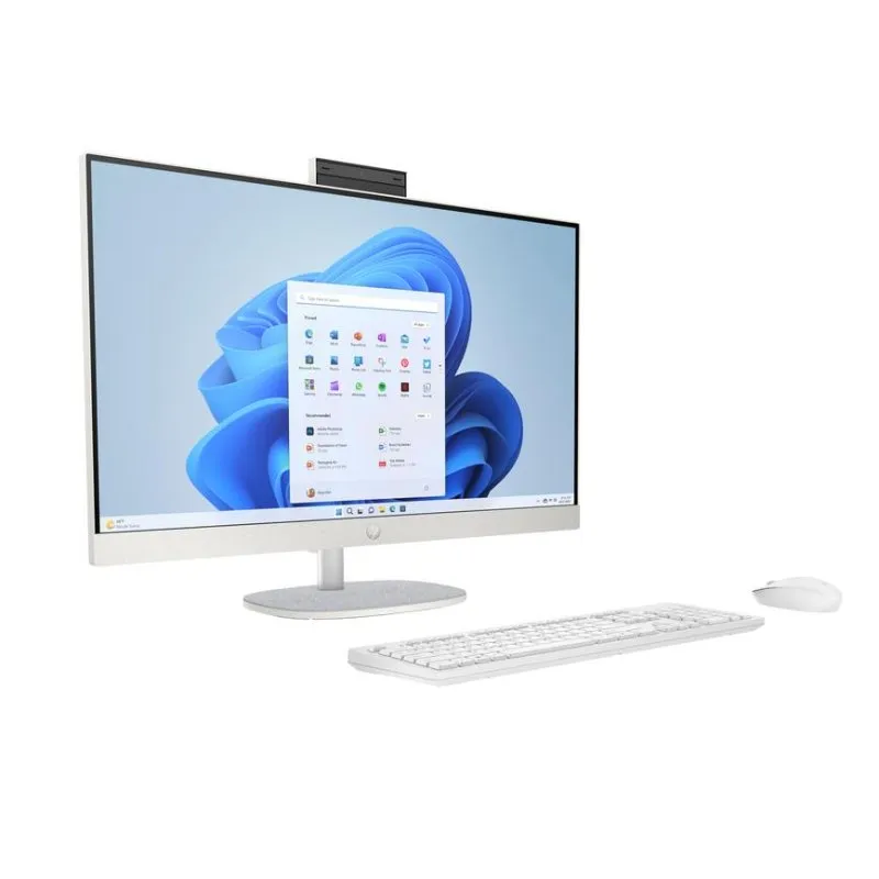 Ordenador HP 27-cr1010ns Intel Core Ultra 5-125U 16GB 512GB SSD 27" Blanco - Imagen 3