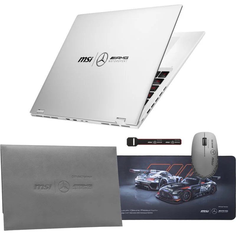 Portátil MSI Prestige 16 AI+ Mercedes AMG Intel Core Ultra 9 288V 32GB 2TB SSD 16" Plata - Imagen 2