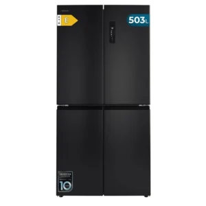 Frigorífico 4 Puertas Cecotec Bolero CoolMarket 4D 503 Dark 177.5cm 503L Clase E Negro
