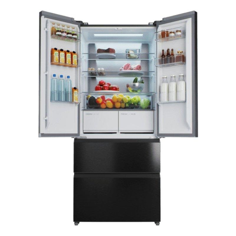 Frigorífico Americano Cecotec Bolero CoolMarket F2D 458 SBI Dark 189cm 458L Clase E Negro - Imagen 3