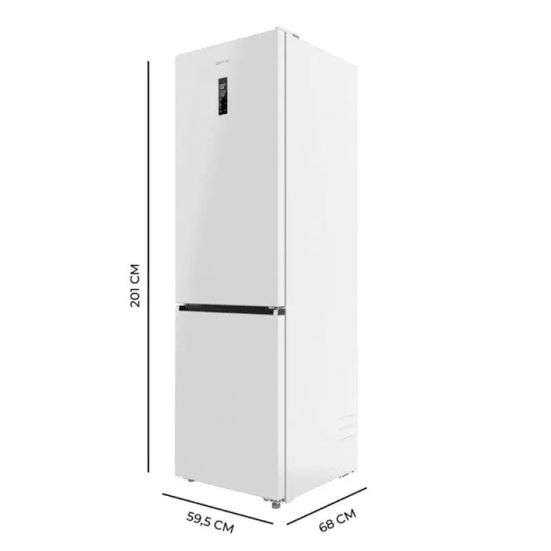 Frigorífico Cecotec Bolero CoolMarket Combi 456 201cm 456L Clase C Blanco - Imagen 2