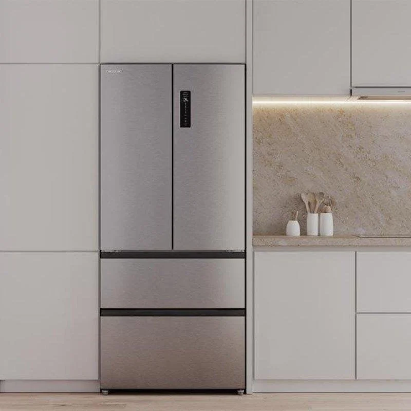 Frigorífico Americano Cecotec Bolero CoolMarket F2D 458 SBI 189cm 458L Clase E Inox - Imagen 2