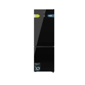 Frigorífico Combi Cecotec Bolero CoolMarket Combi 456 Black Glass 201cm 456L Clase C Negro