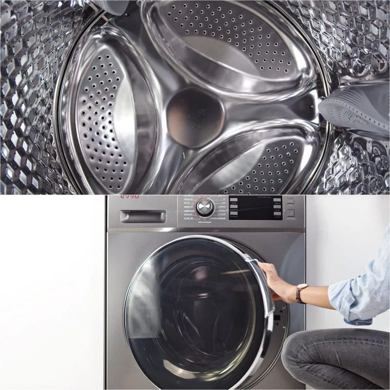 Lavadora EVVO W3.12dx 12Kg Clase B Inox - Imagen 3