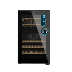 Vinoteca Cecotec Bolero GrandSommelier Duo 52000 Black 84cm 52 Botellas Clase G Negro