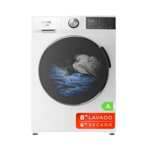 Lavasecadora EVVO Nova 8/6 V2 8/6Kg Clase A Blanco