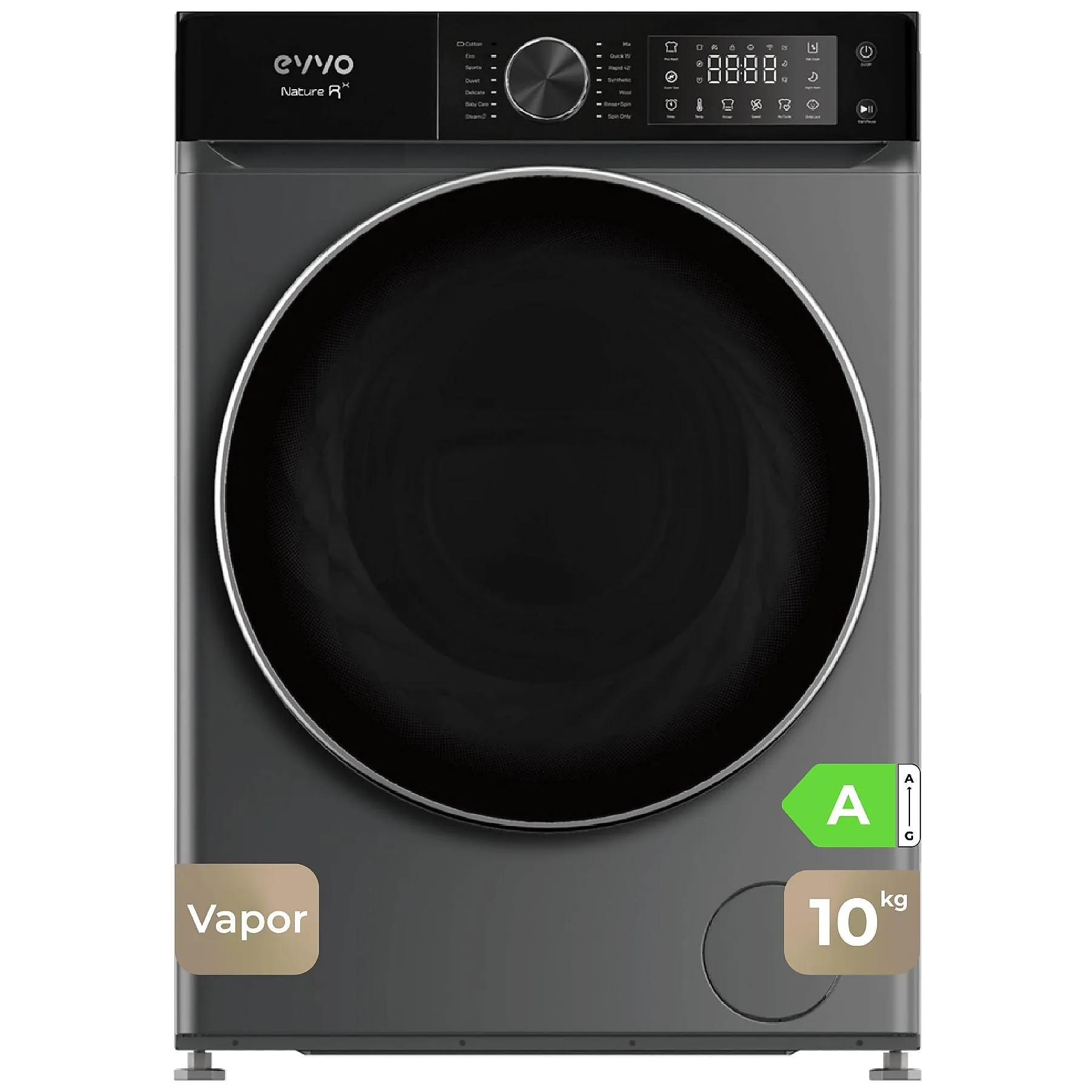 Lavadora EVVO Nature R10X 10Kg Clase A Inox