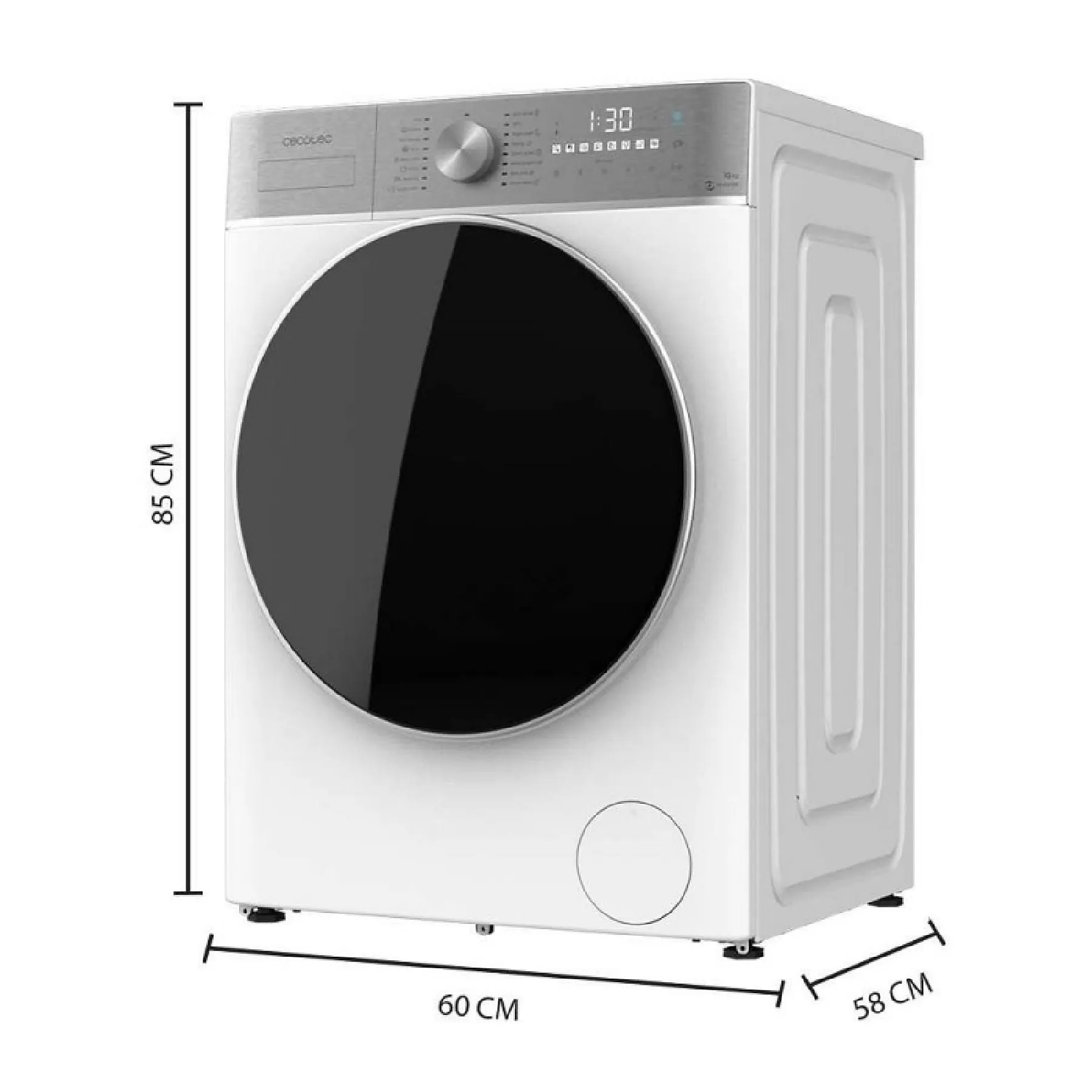 Lavasecadora Cecotec Bolero Wash&Dry 10680 Inverter 10/6Kg Clase B Blanco - Imagen 2