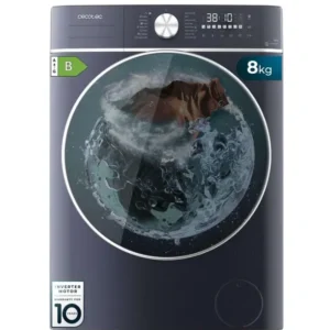 Lavasecadora Cecotec Bolero Wash&Dry 8580 Inverter Titanium 8/5Kg Clase B/E Azul Oscuro