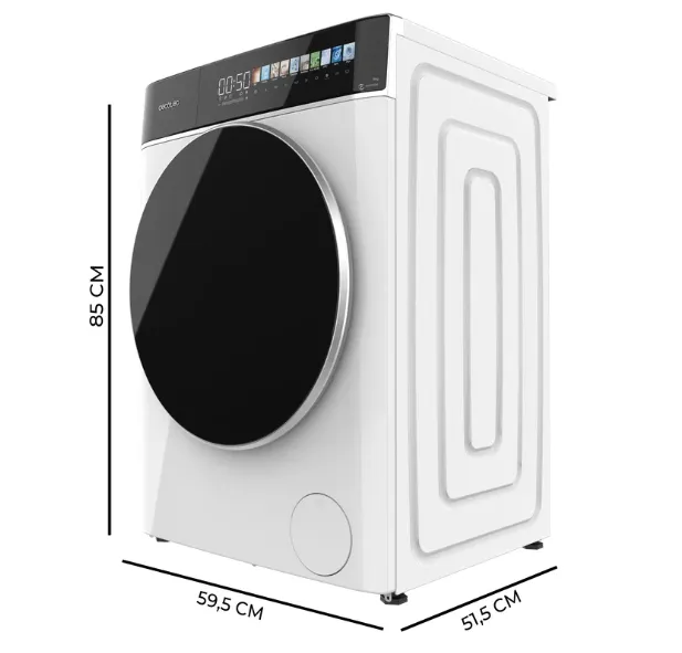 Lavasecadora Cecotec Bolero Wash&Dry 85900 Inverter 8/5Kg Clase A Blanco - Imagen 3