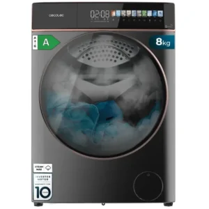 Lavasecadora Cecotec Bolero Wash&Dry 85900 Inverter Acero 8/5Kg Clase A Gris Oscuro