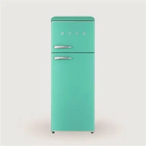 Frigorífico Evvo F45G Retro 148.5cm 215L Clase E Verde Claro
